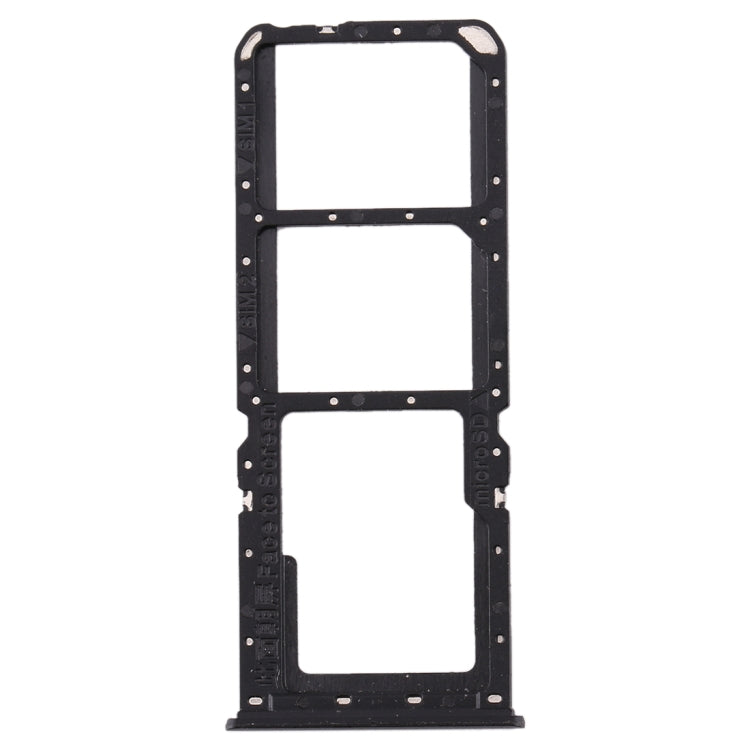 For OPPO A11 SIM Card Tray + SIM Card Tray + Micro SD Card Tray (Black) - Card Tray by buy2fix | Online Shopping UK | buy2fix