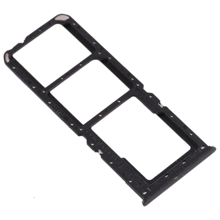 For OPPO A11 SIM Card Tray + SIM Card Tray + Micro SD Card Tray (Black) - Card Tray by buy2fix | Online Shopping UK | buy2fix