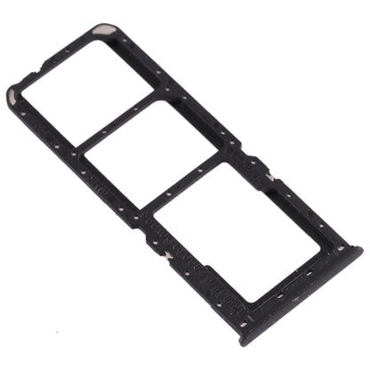 For OPPO A11 SIM Card Tray + SIM Card Tray + Micro SD Card Tray (Black) - Card Tray by buy2fix | Online Shopping UK | buy2fix