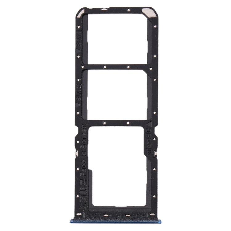 For OPPO A11 SIM Card Tray + SIM Card Tray + Micro SD Card Tray (Blue) - Card Tray by buy2fix | Online Shopping UK | buy2fix