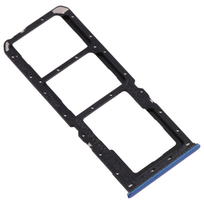 For OPPO A11 SIM Card Tray + SIM Card Tray + Micro SD Card Tray (Blue) - Card Tray by buy2fix | Online Shopping UK | buy2fix
