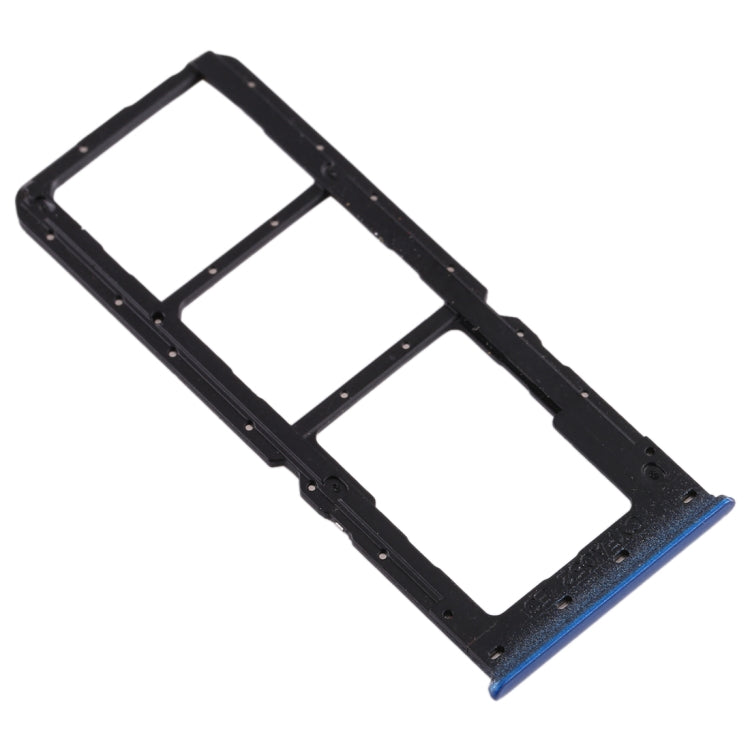 For OPPO A11 SIM Card Tray + SIM Card Tray + Micro SD Card Tray (Blue) - Card Tray by buy2fix | Online Shopping UK | buy2fix