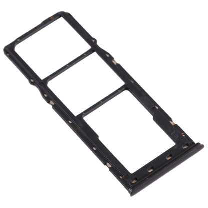 For Realme X Lite SIM Card Tray + SIM Card Tray + Micro SD Card Tray (Black) - Card Tray by buy2fix | Online Shopping UK | buy2fix