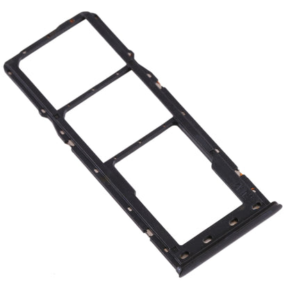 For Realme X Lite SIM Card Tray + SIM Card Tray + Micro SD Card Tray (Black) - Card Tray by buy2fix | Online Shopping UK | buy2fix
