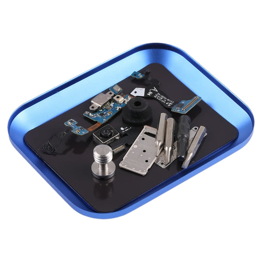 Aluminiumlegierung Schraubenablage Telefonreparaturwerkzeug (Blau)