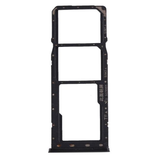 For OPPO Realme 3 SIM Card Tray + SIM Card Tray + Micro SD Card Tray (Black) - Card Tray by buy2fix | Online Shopping UK | buy2fix
