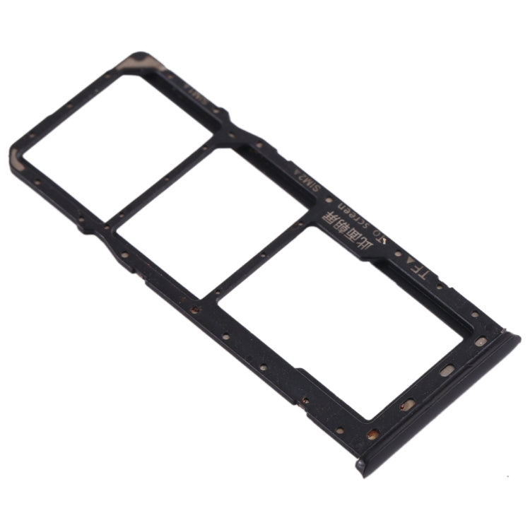 For OPPO Realme 3 SIM Card Tray + SIM Card Tray + Micro SD Card Tray (Black) - Card Tray by buy2fix | Online Shopping UK | buy2fix