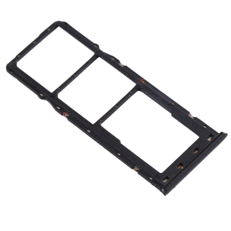 For OPPO Realme 3 SIM Card Tray + SIM Card Tray + Micro SD Card Tray (Black) - Card Tray by buy2fix | Online Shopping UK | buy2fix