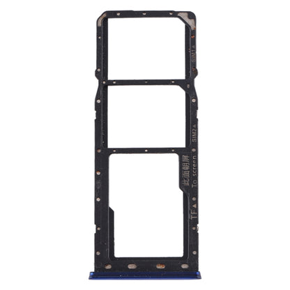 For OPPO Realme 3 SIM Card Tray + SIM Card Tray + Micro SD Card Tray (Blue) - Card Tray by buy2fix | Online Shopping UK | buy2fix