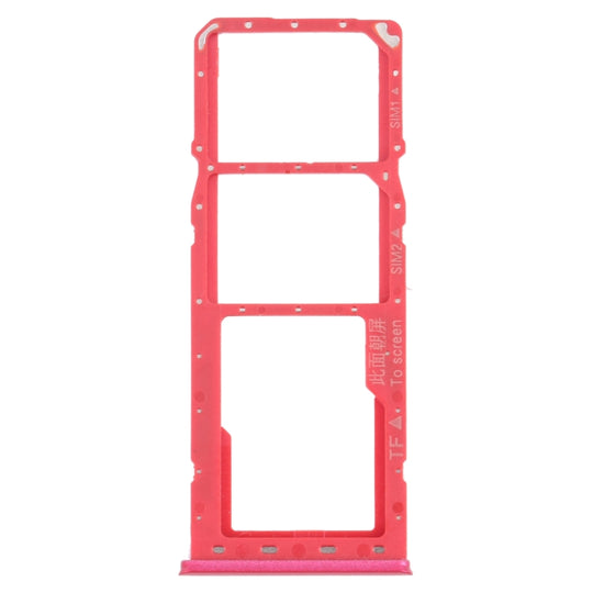 Plateau de carte SIM + plateau de carte SIM + plateau de carte Micro SD pour OPPO Realme 3 (rouge)