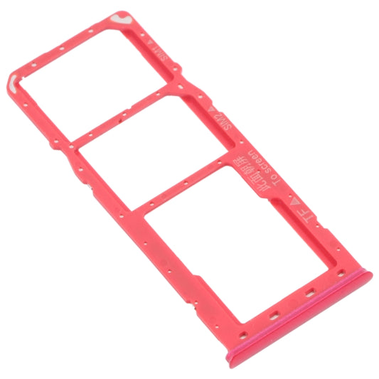 For OPPO Realme 3 SIM Card Tray + SIM Card Tray + Micro SD Card Tray (Red) - Card Tray by buy2fix | Online Shopping UK | buy2fix