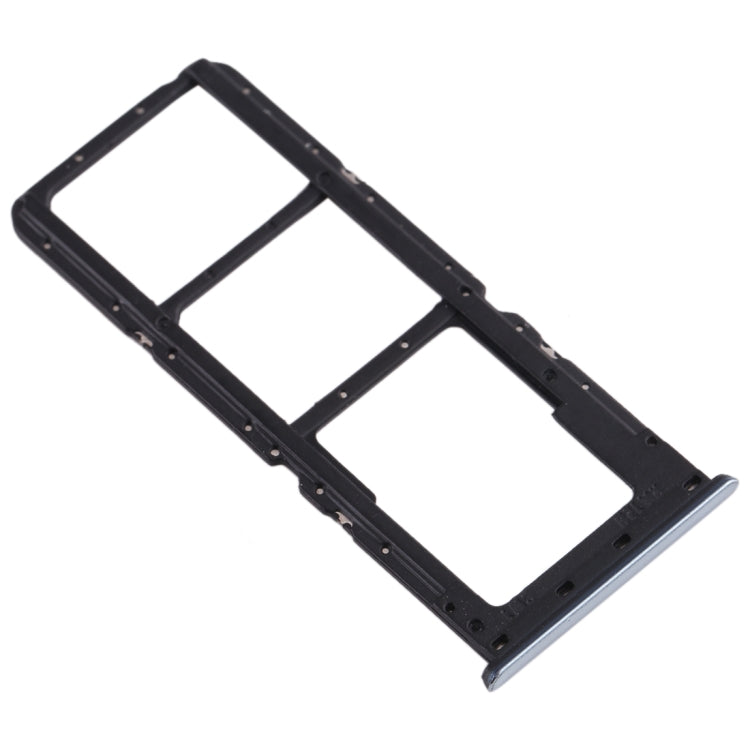 For Realme X2 SIM Card Tray + SIM Card Tray + Micro SD Card Tray (Silver) - Card Tray by buy2fix | Online Shopping UK | buy2fix
