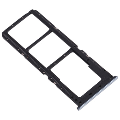 For Realme X2 SIM Card Tray + SIM Card Tray + Micro SD Card Tray (Silver) - Card Tray by buy2fix | Online Shopping UK | buy2fix