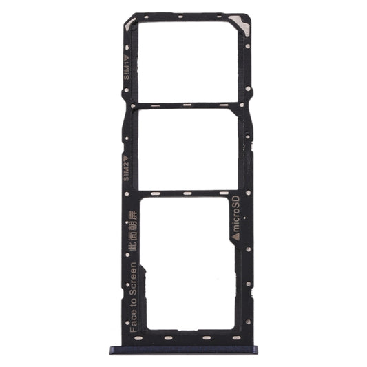 For Realme 2 SIM Card Tray + SIM Card Tray + Micro SD Card Tray (Black) - Card Tray by buy2fix | Online Shopping UK | buy2fix