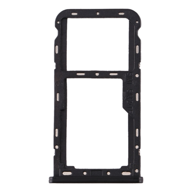 For Meizu M6T SIM Card Tray + SIM / Micro SD Card Tray (Black) - For Meizu by buy2fix | Online Shopping UK | buy2fix