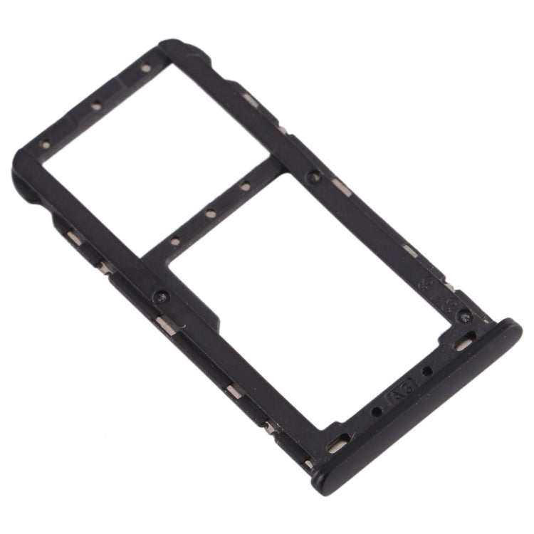 For Meizu M6T SIM Card Tray + SIM / Micro SD Card Tray (Black) - For Meizu by buy2fix | Online Shopping UK | buy2fix