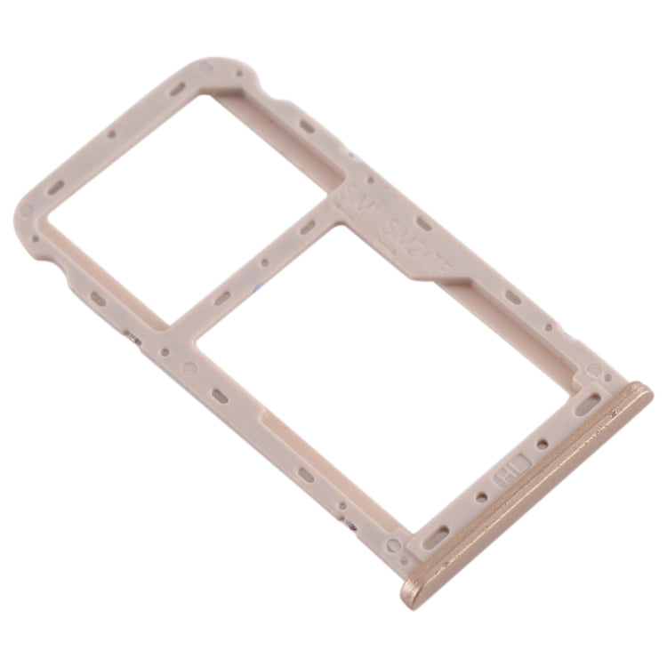 For Meizu M6T SIM Card Tray + SIM / Micro SD Card Tray (Gold) - For Meizu by buy2fix | Online Shopping UK | buy2fix