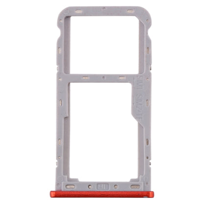 For Meizu M6T SIM Card Tray + SIM / Micro SD Card Tray (Red) - For Meizu by buy2fix | Online Shopping UK | buy2fix