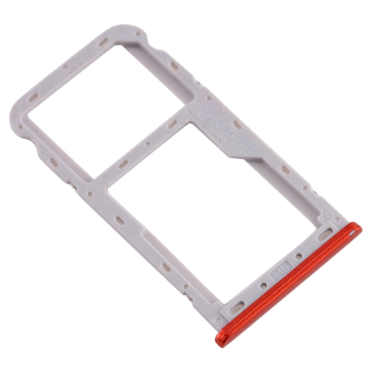 For Meizu M6T SIM Card Tray + SIM / Micro SD Card Tray (Red) - For Meizu by buy2fix | Online Shopping UK | buy2fix