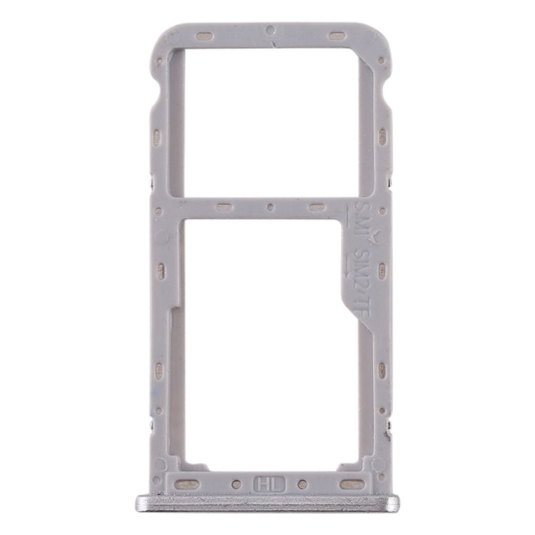 For Meizu M6T SIM Card Tray + SIM / Micro SD Card Tray (Silver) - For Meizu by buy2fix | Online Shopping UK | buy2fix