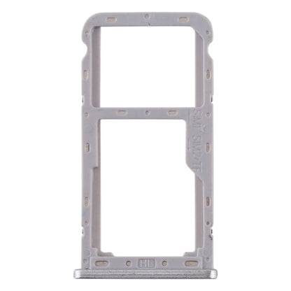 For Meizu M6T SIM Card Tray + SIM / Micro SD Card Tray (Silver) - For Meizu by buy2fix | Online Shopping UK | buy2fix