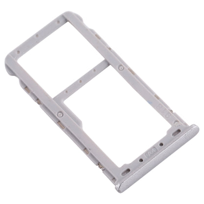 For Meizu M6T SIM Card Tray + SIM / Micro SD Card Tray (Silver) - For Meizu by buy2fix | Online Shopping UK | buy2fix