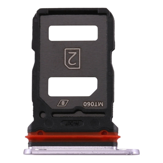For vivo X30 SIM Card Tray + SIM Card Tray (Silver) - Card Tray by buy2fix | Online Shopping UK | buy2fix