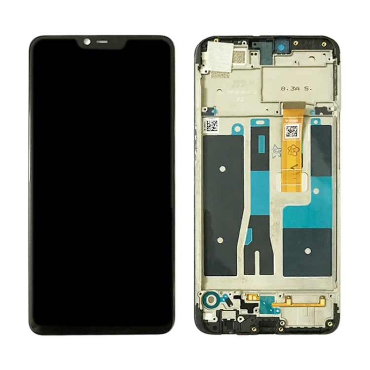 TFT LCD Screen for OPPO A5 / A3s (High Version)Digitizer Full Assembly with Frame (Black) - LCD Screen by buy2fix | Online Shopping UK | buy2fix