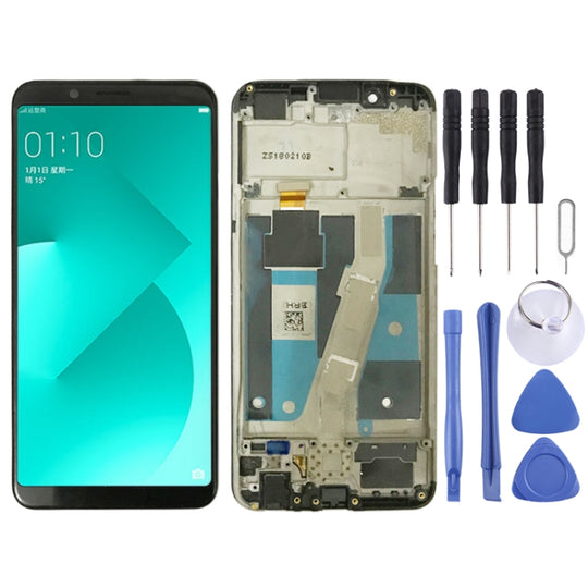 Écran LCD et numériseur complet avec cadre pour OPPO A83 (noir)
