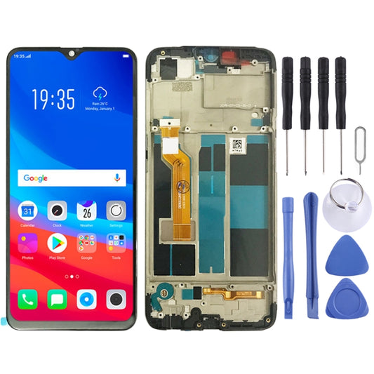 TFT LCD Screen for OPPO A7X / F9 / F9 Pro / Realme 2 Pro Digitizer Full Assembly with Frame (Black) - LCD Screen by buy2fix | Online Shopping UK | buy2fix