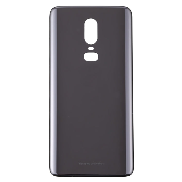 For OnePlus 6 Back Cover (Jet Black) - Back Cover by buy2fix | Online Shopping UK | buy2fix