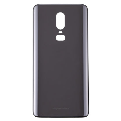 For OnePlus 6 Back Cover (Jet Black) - Back Cover by buy2fix | Online Shopping UK | buy2fix