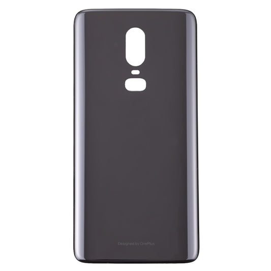 For OnePlus 6 Back Cover (Jet Black) - Back Cover by buy2fix | Online Shopping UK | buy2fix