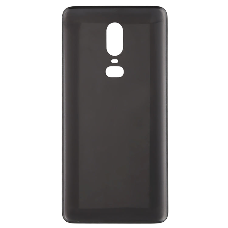 For OnePlus 6 Back Cover (Jet Black) - Back Cover by buy2fix | Online Shopping UK | buy2fix