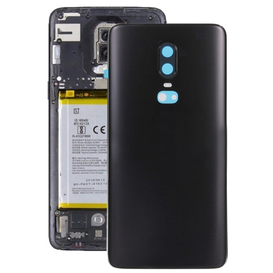 For OnePlus 6 Back Cover (Midnight Black) - Back Cover by buy2fix | Online Shopping UK | buy2fix