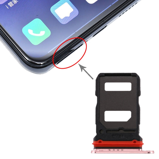 For vivo X30 Pro SIM Card Tray + SIM Card Tray (Pink) - Card Tray by buy2fix | Online Shopping UK | buy2fix