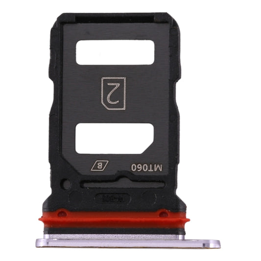 For vivo X30 Pro SIM Card Tray + SIM Card Tray (Silver) - Card Tray by buy2fix | Online Shopping UK | buy2fix