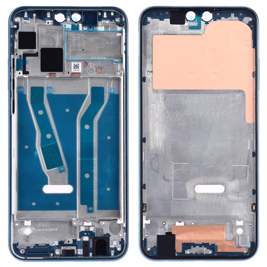 Front Housing LCD Frame Bezel Plate with Side Keys for Huawei Y9 (2019)(Blue) - Full Housing Cover by buy2fix | Online Shopping UK | buy2fix