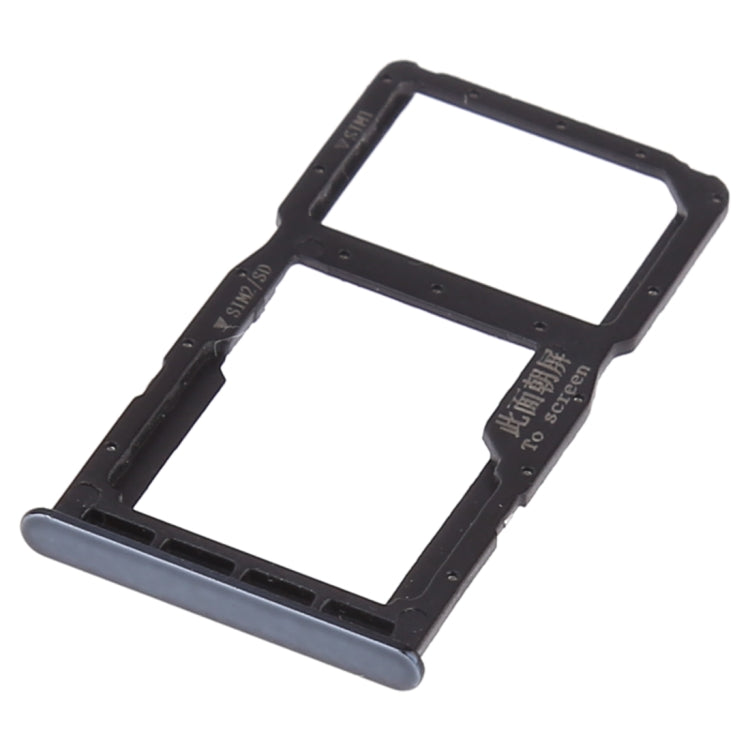SIM Card Tray + SIM Card Tray / Micro SD Card for Huawei P30 Lite(Grey) by buy2fix