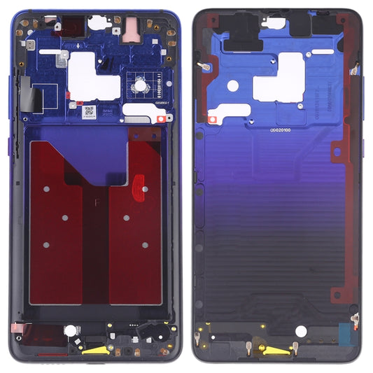 Front Housing LCD Frame Bezel Plate with Side Keys for Huawei Mate 20(Twilight Blue) - Full Housing Cover by buy2fix | Online Shopping UK | buy2fix