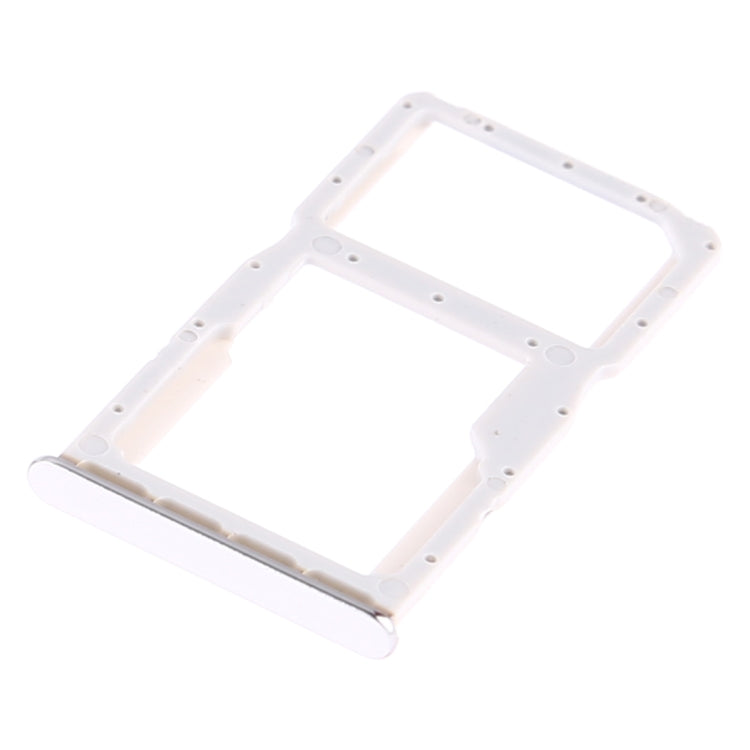 SIM Card Tray + SIM Card Tray / Micro SD Card Tray for Huawei P30 Lite (White) - Card Socket by buy2fix | Online Shopping UK | buy2fix
