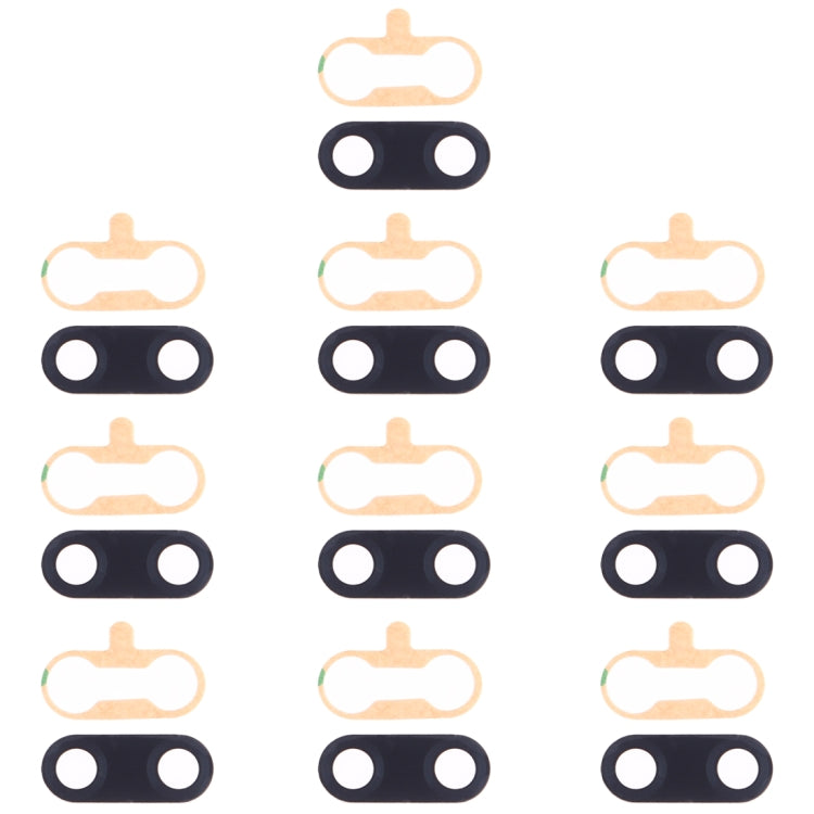 For Huawei Y7 2019 / Y7 Prime 2019 / P Smart 2019 / Y7 Pro 2019 10pcs Back Camera Lens & Adhesive - Camera Series by buy2fix | Online Shopping UK | buy2fix