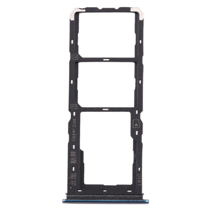 For vivo Y3 SIM Card Tray + SIM Card Tray + Micro SD Card Tray (Dark Blue) - Card Tray by buy2fix | Online Shopping UK | buy2fix