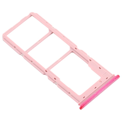 For vivo Y3 SIM Card Tray + SIM Card Tray + Micro SD Card Tray (Red) - Card Tray by buy2fix | Online Shopping UK | buy2fix