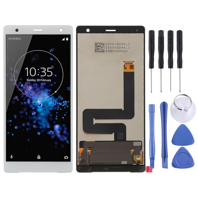 Original LCD Screen for Sony Xperia XZ2 with Digitizer Full Assembly(White) - LCD Screen by buy2fix | Online Shopping UK | buy2fix