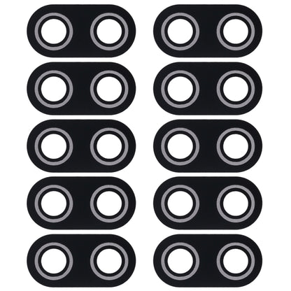 10 PCS Back Camera Lens Cover for Asus ZenFone Max Plus(M1) X018DC Pegasus 4s ZB570TL 5.7 inch (Black) - Camera by buy2fix | Online Shopping UK | buy2fix