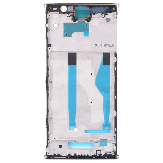 Front Housing LCD Frame Bezel for Sony Xperia XA2 Plus(Gold) - Frame Bezel Plate by buy2fix | Online Shopping UK | buy2fix