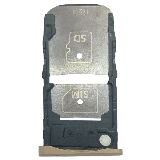 SIM Card Tray + Micro SD Card Tray for Motorola Moto Z Force - Card Socket by buy2fix | Online Shopping UK | buy2fix