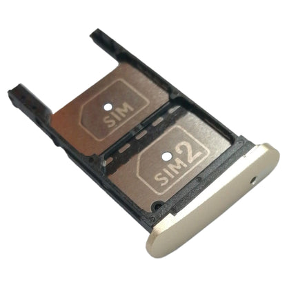 2 SIM Card Tray + Micro SD Card Tray for Motorola Moto Z Play(Gold) - Card Socket by buy2fix | Online Shopping UK | buy2fix