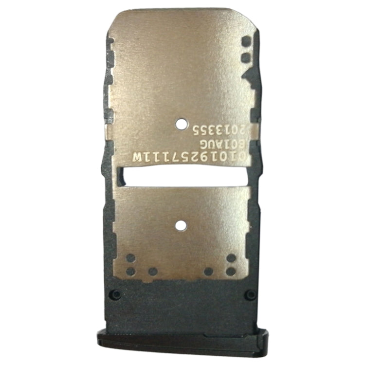 SIM Card Tray + Micro SD Card Tray for Motorola Moto Z2 Force(Black) - Card Socket by buy2fix | Online Shopping UK | buy2fix